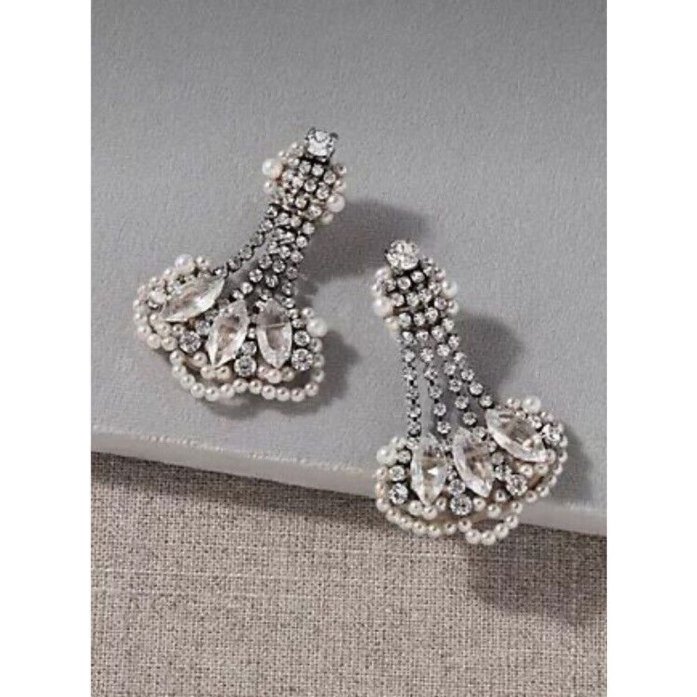 New Anthropologie BHLDN Rhinestones Earrings